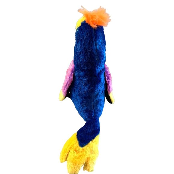 Ty Silk Beanie Babies Plush Wynnie Parrot MaCaw 6 in Tall Stuffed Animal Toy Mul - Picture 5 of 5